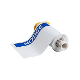 Brady 130756 etichetta per stampante Blu, Bianco Etichetta per stampante autoadesiva (130756)