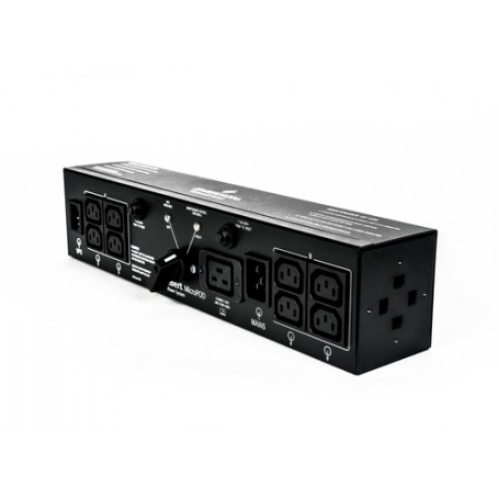Vertiv 2U MicroPod External maintenance Bypass unità di distribuzione dell'energia (PDU) 19 presa(e) AC Nero (MP2-220K (16A))
