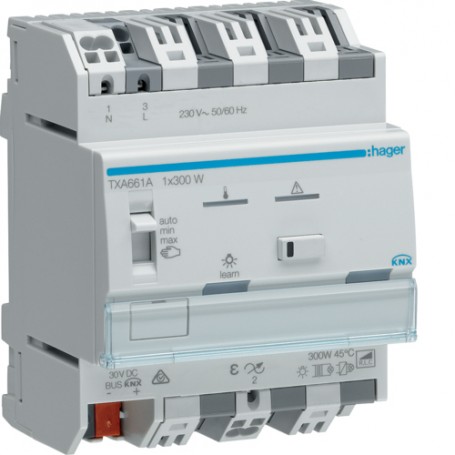 Hager TXA661A presa energia Grigio (TXA661A)