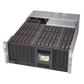 Supermicro SuperStorage 6049P-E1CR45L Intel® C621 LGA 3647 (Socket P) Armadio (4U) Nero (SSG-6049P-E1CR45L)