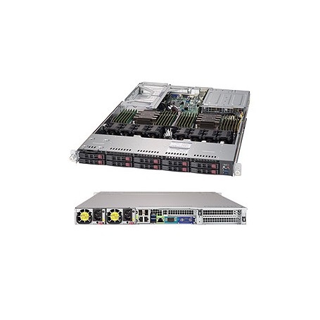 Supermicro SuperServer 1029U-TRTP2 Intel® C621 LGA 3647 (Socket P) Rack (1U) Nero (SYS-1029U-TRTP2)