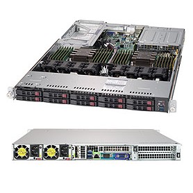 Supermicro SuperServer 1029U-TR25M Intel® C621 LGA 3647 (Socket P) Rack (1U) Nero (SYS-1029U-TR25M)