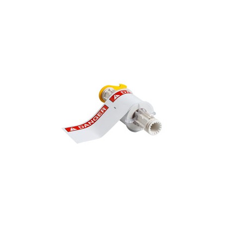 Brady 130752 etichetta per stampante Rosso, Bianco Etichetta per stampante autoadesiva (130752)
