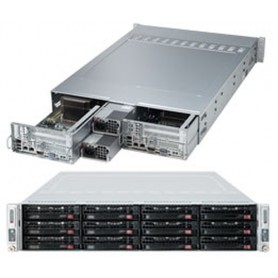 Supermicro SuperServer 6027TR-D71RF Intel® C602 LGA 2011 (Socket R) Armadio (2U) Nero (SYS-6027TR-D71RF)