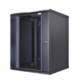 Wirewin WCAB PS2 600X450X4U B FP rack 4U Da parete Nero (WCAB PS2 600X450X4U B FP)