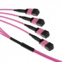 ACT DC5411 cavo a fibre ottiche 50 m MPO/MTP OM4 Viola (DC5411)