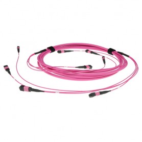 ACT DC5407 cavo a fibre ottiche 30 m MPO/MTP OM4 Viola (DC5407)