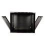 LogiLink W06A54B rack 6U Da parete Nero (W06A54B)