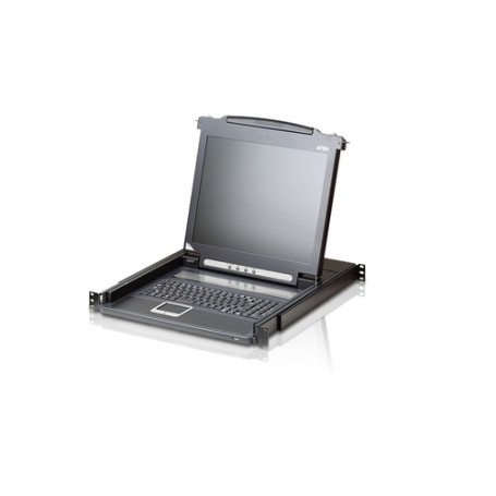 Aten CL1000N switch per keyboard-video-mouse (kvm) Montaggio rack Nero (CL1000N CH)