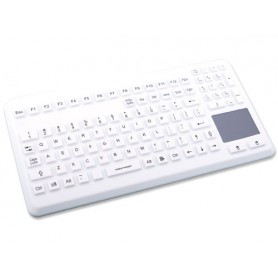 GETT TKG-104-TOUCH-IP68-GREY-USB-DE tastiera QWERTZ Tedesco Grigio (KG17201)