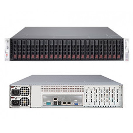Supermicro 2027R-AR24 Intel® C602 LGA 2011 (Socket R) Armadio (2U) Nero (SSG-2027R-AR24)
