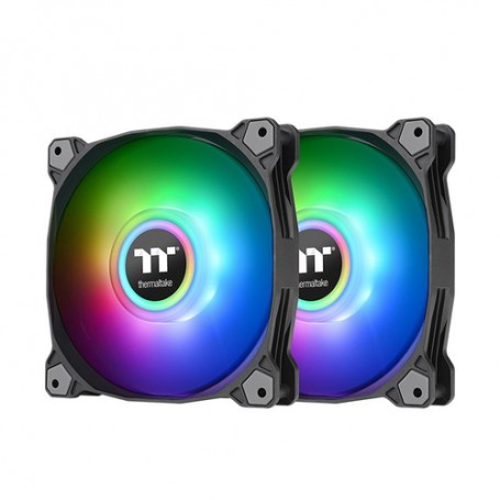 Thermaltake Pure Duo 14 Universale Ventilatore 14 cm Nero 2 pz (CL-F116-PL14SW-A)