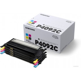 Samsung Confezione da 4 cartucce toner nero/ciano/magenta/giallo originali CLT-P4092C (SU392A)