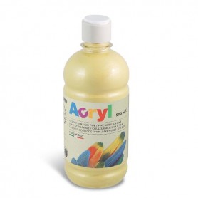 BOTTIGLIA 500ML TEMP ACRILICA ORO (4003TA500920)