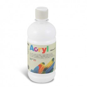 BOTT 500ML TEMP ACRILICA BIANCO (4003TA500100)