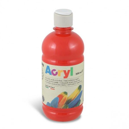 BOTT 500ML TEMP ACRILICA VERMIGLIO (4003TA500300)