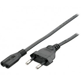 Equip 112160 cavo di alimentazione Nero 1,8 m Accoppiatore C7 CEE7/16 (112160)