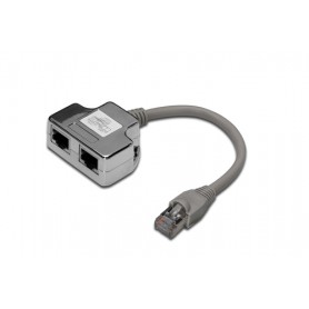 Digitus Adattatore cavo patch CAT 5e, 2x CAT 5e, schermato (DN-93904)