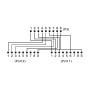 Digitus Adattatore cavo patch CAT 5e, 2x CAT 5e, schermato (DN-93904)