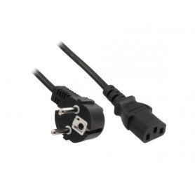 CAVO ALIMENTAZIONE 2MT SCHUKO BK 250VAC 10A ADJ (320-00099)