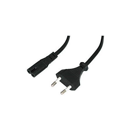 Lindy 30422 cavo di alimentazione Nero 3 m CEE7/16 Accoppiatore C7 (30422)