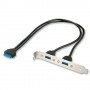 Lindy 33096 cavo USB 0,4 m Grigio, Nero (33096)