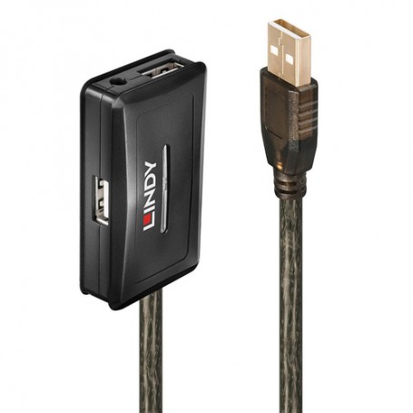 Lindy 42635 hub di interfaccia USB 2.0 480 Mbit/s Grigio (42635-LND)
