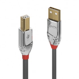 Lindy 36644 cavo USB 5 m USB 2.0 USB A USB B Grigio (36644)