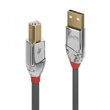 Lindy 36644 cavo USB 5 m USB 2.0 USB A USB B Grigio (36644)