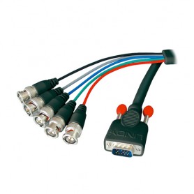 Lindy 31562 cavo e adattatore video 1,8 m VGA (D-Sub) 5 x BNC Nero (31562-LND)