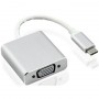 Nilox USB Type-C - VGA M/F adattatore grafico USB Argento (NX080200122)