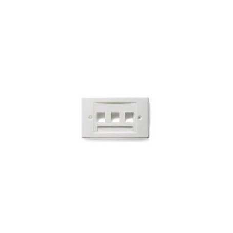 PLACCA 503 PER 3 KEYSTONE BIANCA (440102)
