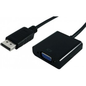 ADATTATORE DP-VGA M/F CON CAVO 0,15MT (S3201)