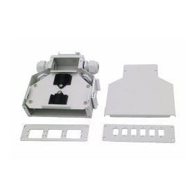 BOX DIN PER 6 LCD/SC O SCD/LCQ BEIG (WPC-FPB-06-G)