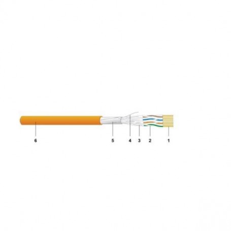 CAVO U/FTP CAT.6A CCA ARANCIO 1000M (19145300CK)