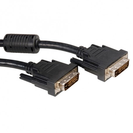 ROLINE 11.04.5595 cavo DVI 10 m DVI-D Nero (RO11.04.5595) (CRO11045595)