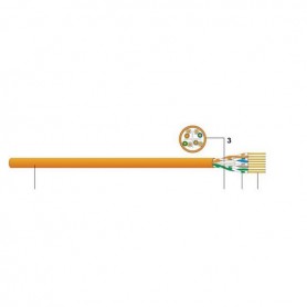 CAVO U/UTP CAT.6 ECA ARANCIO 305M (24014100EP)