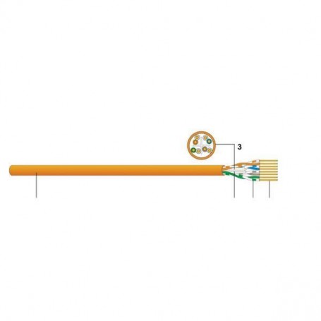 CAVO U/UTP CAT.6 ECA ARANCIO 305M (24014100EP)