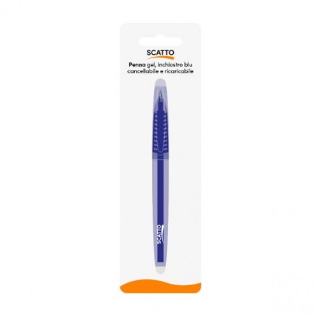BL 1PZ PENNA GEL CANCEL 0.7MM BLU (562-19)