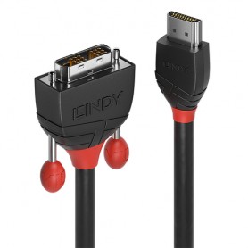 Lindy 36270 cavo e adattatore video 0,5 m HDMI tipo A (Standard) DVI-D Nero (36270)