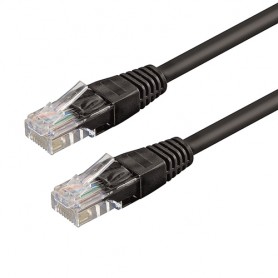 WP WPC-PAT-5U030BL cavo di rete Nero 3 m Cat5e U/UTP (UTP) (WPC-PAT-5U030BL)