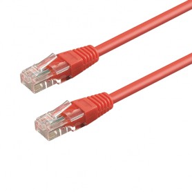 WP WPC-PAT-5U050R cavo di rete Rosso 5 m Cat5e U/UTP (UTP) (WPC-PAT-5U050R)