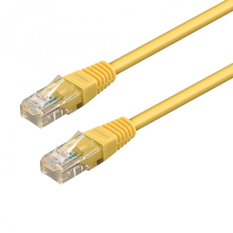 WP WPC-PAT-5U050Y cavo di rete Giallo 5 m Cat5e U/UTP (UTP) (WPC-PAT-5U050Y)
