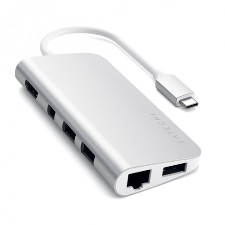 Satechi ST-TCMM8PAS replicatore di porte e docking station per notebook Cablato USB 3.2 Gen 1 (3.1 Gen 1) Type-C A (ST-TCMM8PAS)