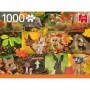 Premium Collection Autumn Animals 1000 pcs Puzzle 1000 pz (18863)