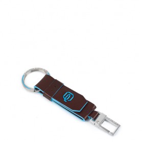 Piquadro PC3751B2/MO portachiavi e astuccio portachiavi Portachiave Blu, Marrone, Metallico (PC3751B2/MO)