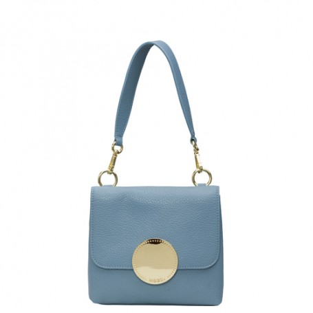 dbramante1928 Vienna Pelle Blu Borsa a tracolla (VICBNFBL5468)