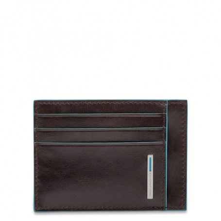 Piquadro PP2762B2R/MO porta biglietti Blu, Marrone (PP2762B2R/MO)