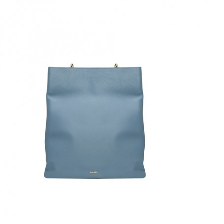 dbramante1928 Melbourne Pelle Blu Donna Borsa tote (METBNFBL5478)