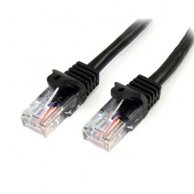 StarTech.com Cavo di Rete da 10m Nero Cat5e Ethernet RJ45 Antigroviglio (45PAT10MBK)